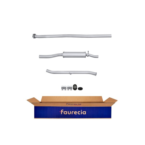 Endschalldämpfer FAURECIA Kit Easy2Fit für u.a. FORD Fiesta II