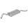 Rear Muffler - Rear Silencer FAURECIA Kit Easy2Fit for e.g. FORD Fiesta