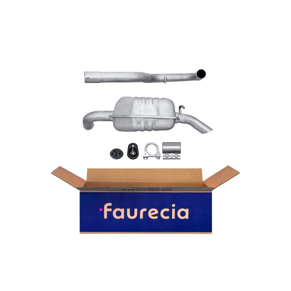 Endschalldämpfer FAURECIA Kit Easy2Fit für u.a. FORD Mondeo I Stufenheck
