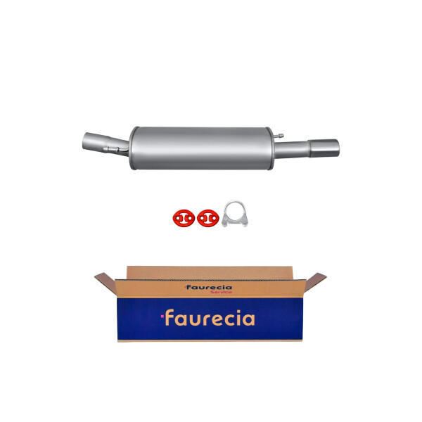 Endschalldämpfer Auspuff FAURECIA Kit Easy2Fit für u.a. FORD Puma
