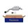 Rear Muffler - Rear Silencer FAURECIA Kit Easy2Fit for e.g. FORD Mondeo