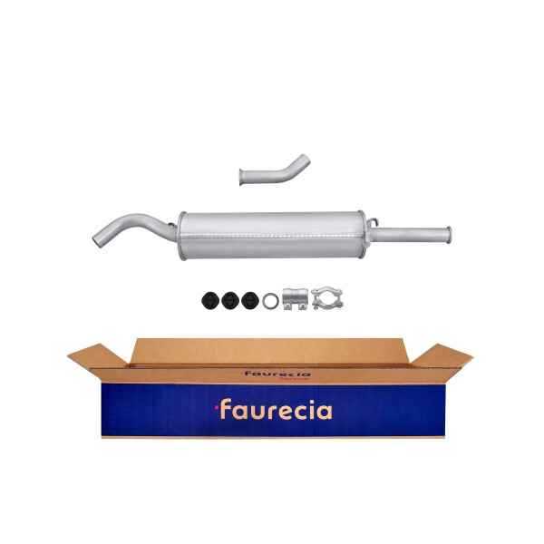 Rear Muffler - Rear Silencer FAURECIA Kit Easy2Fit for e.g. LADA Samara