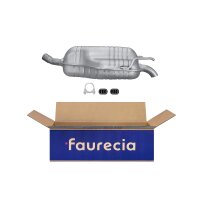 Rear Muffler FAURECIA Kit Easy2Fit for e.g. OPEL Zafira /...