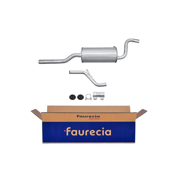 Endschalldämpfer FAURECIA Kit Easy2Fit für u.a. OPEL Agila A