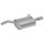 Rear Muffler - Rear Silencer FAURECIA Kit Easy2Fit for e.g. OPEL Vectra