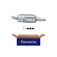 Rear Muffler - Rear Silencer FAURECIA Kit Easy2Fit for...