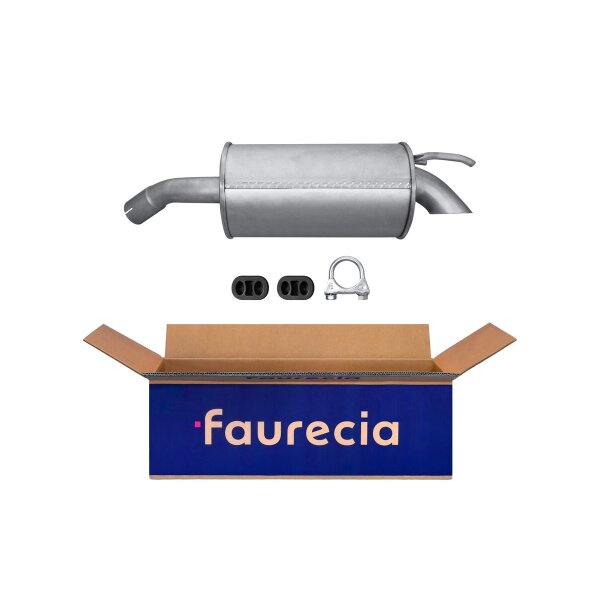 Endschalldämpfer Auspuff FAURECIA Kit Easy2Fit für u.a. FIAT Croma
