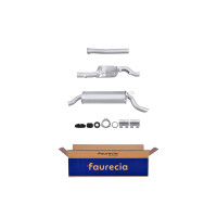 Rear Muffler - Rear Silencer FAURECIA Kit Easy2Fit for...