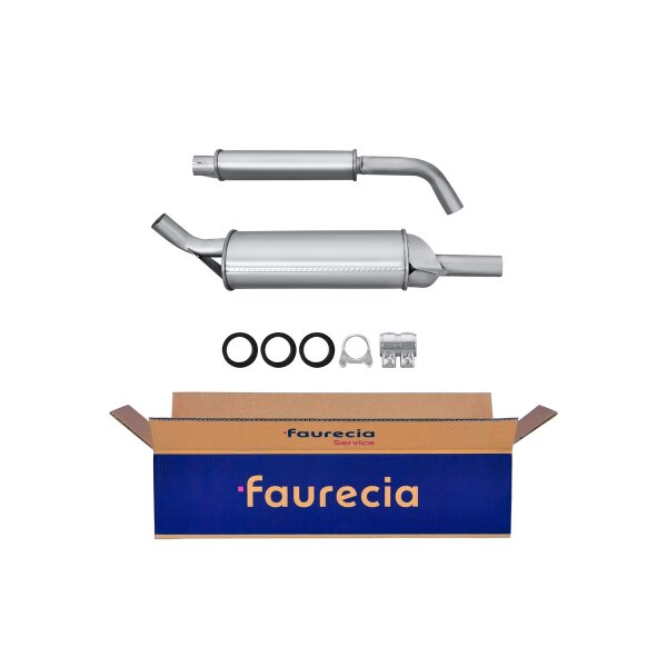 Endschalldämpfer Easy2Fit mit Anbauteilen HELLA für PEUGEOT 504 Pick-up (E_)