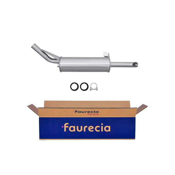 Endschalldämpfer Easy2Fit mit Anbauteilen HELLA für PEUGEOT 505 Break (551D)
