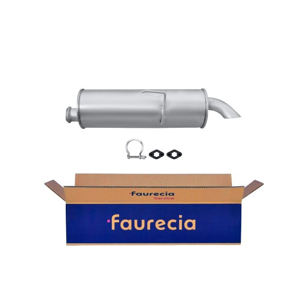 Rear Muffler - Rear Silencer FAURECIA Kit Easy2Fit for PEUGEOT 106