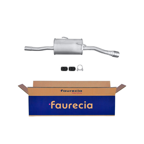 Rear Muffler - Rear Silencer FAURECIA Kit Easy2Fit for PEUGEOT 206+
