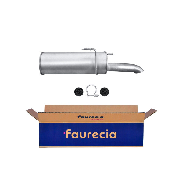 Rear Muffler - Rear Silencer FAURECIA Kit Easy2Fit for PEUGEOT 406
