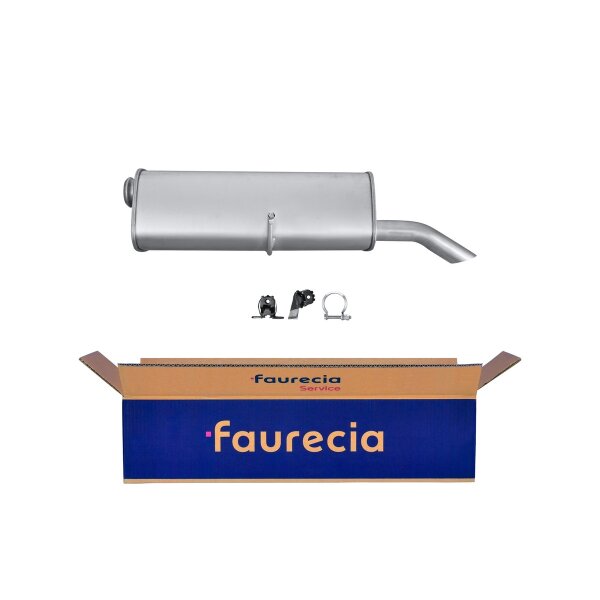 Rear Muffler - Rear Silencer FAURECIA Kit Easy2Fit for PEUGEOT 307