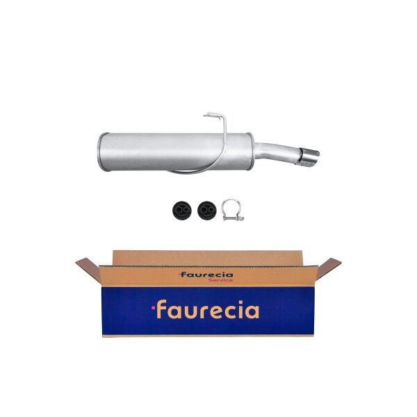 Endschalldämpfer Easy2Fit mit Anbauteilen Hella für PEUGEOT 206 Schrägheck