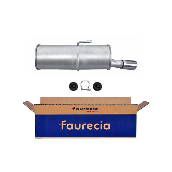 Rear Muffler - Rear Silencer FAURECIA Kit Easy2Fit for PEUGEOT 406