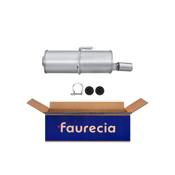 Rear Muffler - Rear Silencer FAURECIA Kit Easy2Fit for PEUGEOT 406