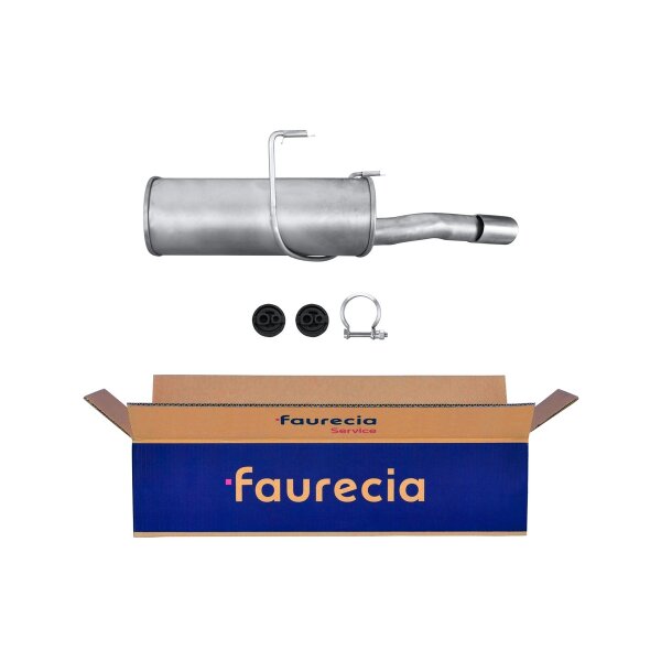 Rear Muffler - Rear Silencer FAURECIA Kit Easy2Fit for PEUGEOT 406