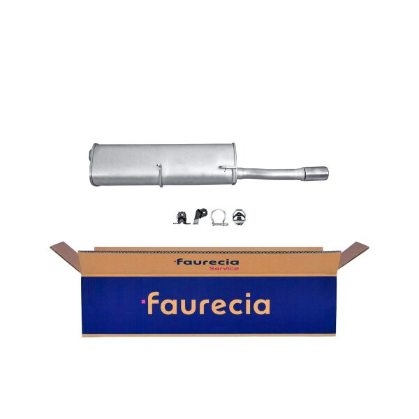 Rear Muffler - Rear Silencer FAURECIA Kit Easy2Fit for PEUGEOT 307