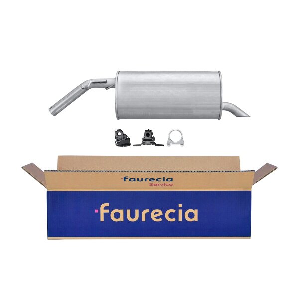 Rear Muffler FAURECIA Kit Easy2Fit for e.g. CITROËN C3 Aircross