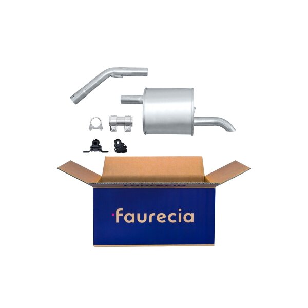 Endschalldämpfer Auspuff FAURECIA Kit Easy2Fit für u.a. PEUGEOT 207