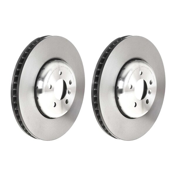 2 brake discs Ø 374 mm 36 mm coated BREMBO for BMW 7 Series and others