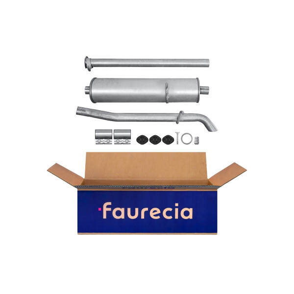 Rear Muffler FAURECIA Kit Easy2Fit for e.g. MERCEDES-BENZ A-Class