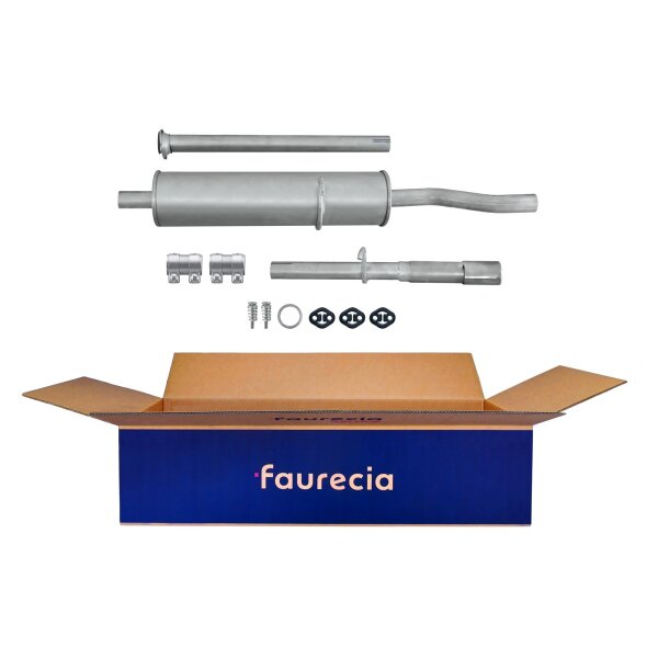 Rear Muffler FAURECIA Kit Easy2Fit for e.g. MERCEDES-BENZ A-Class