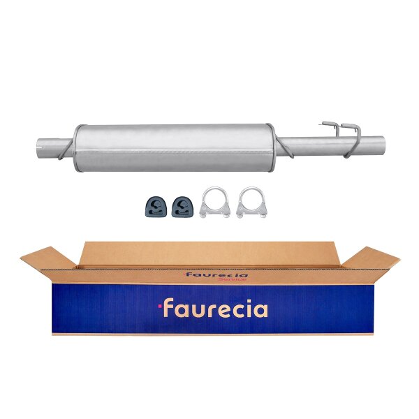 Endschalldämpfer Auspuff Exhaust System FAURECIA Kit Easy2Fit