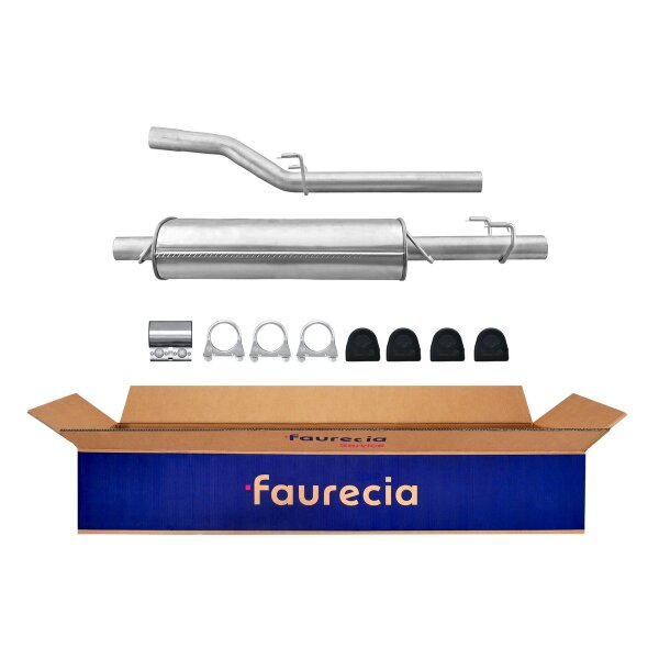 Mittelschalldämpfer Auspuff Exhaust System FAURECIA Kit Easy2Fit