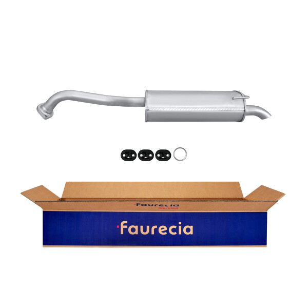 Rear Muffler - Rear Silencer FAURECIA Kit Easy2Fit for e.g. NISSAN Primera