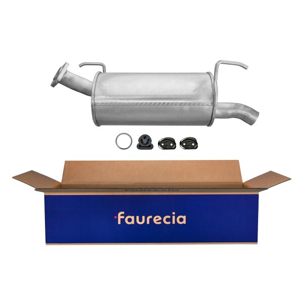 Rear Muffler FAURECIA Kit Easy2Fit for e.g. NISSAN Almera Tino