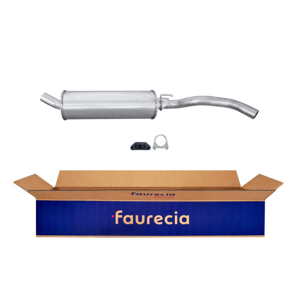 Endschalldämpfer Auspuff Exhaust System FAURECIA Kit Easy2Fit