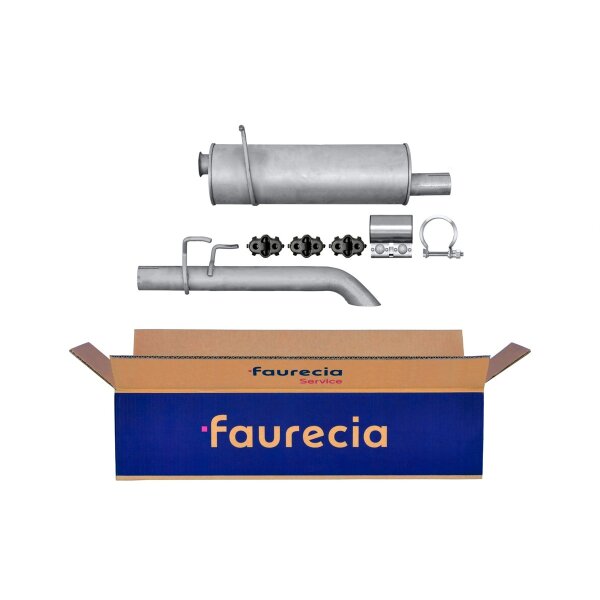 Endschalldämpfer Auspuff Exhaust System FAURECIA Kit Easy2Fit