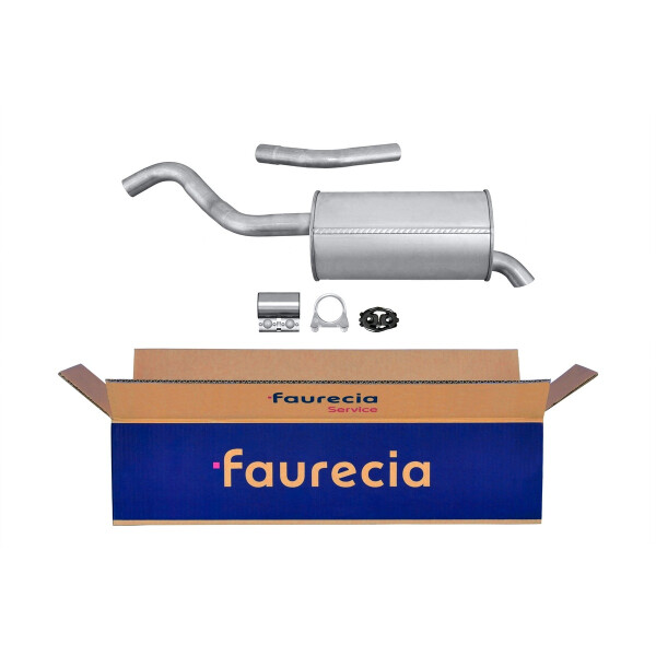 Rear Muffler FAURECIA Kit Easy2Fit for e.g. MERCEDES-BENZ Citan