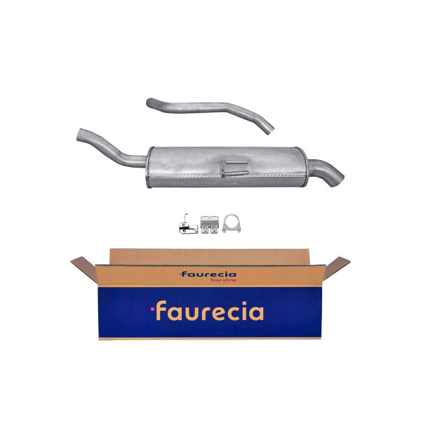 Rear Muffler - Rear Silencer FAURECIA Kit Easy2Fit for RENAULT Grand Scénic