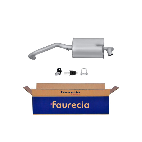 Endschalldämpfer Auspuff FAURECIA Kit Easy2Fit für u.a. SEAT Arosa