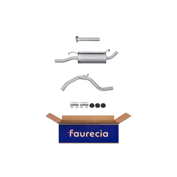 Endschalldämpfer Auspuff FAURECIA Kit Easy2Fit für SUZUKI Alto