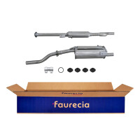 Rear Muffler - Rear Silencer FAURECIA Kit Easy2Fit for...