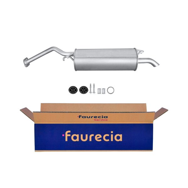 Rear Muffler - Rear Silencer FAURECIA Kit Easy2Fit for TOYOTA Prius