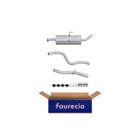 Rear Muffler - Rear Silencer Exhaust System FAURECIA Kit...