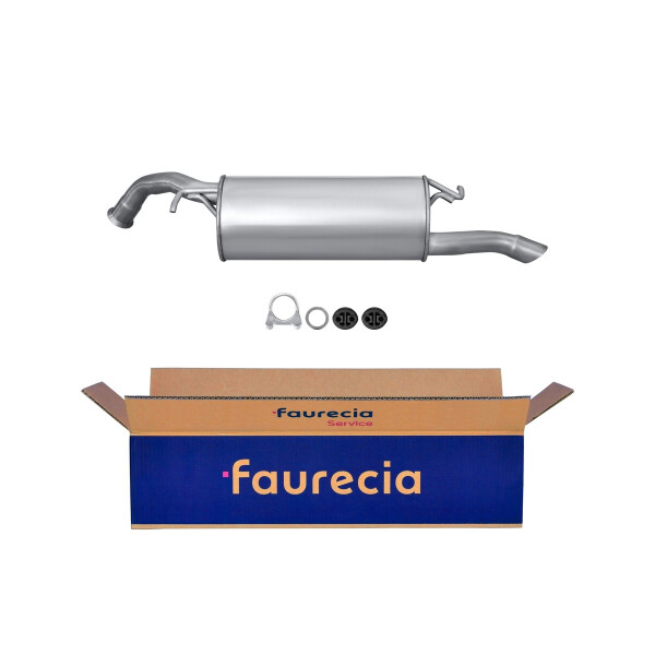 Rear Muffler FAURECIA Kit Easy2Fit for TOYOTA Yaris Verso / Fun Cargo