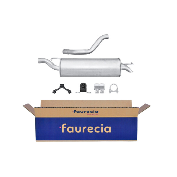 Endschalldämpfer Auspuff FAURECIA Kit Easy2Fit für u.a. AUDI A3