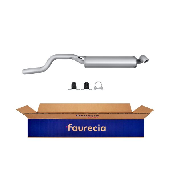Endschalldämpfer Auspuff FAURECIA Kit Easy2Fit für u.a. VW Polo