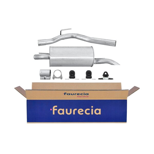 Endschalldämpfer Auspuff Exhaust System FAURECIA Kit Easy2Fit