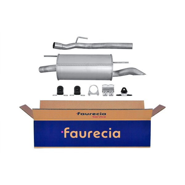 Endschalldämpfer Auspuff Exhaust System FAURECIA Kit Easy2Fit
