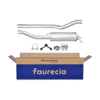 Rear Muffler - Rear Silencer Exhaust System FAURECIA Kit...