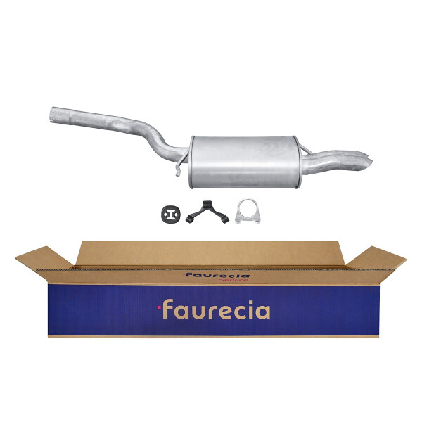 Endschalldämpfer Auspuff FAURECIA Kit Easy2Fit für u.a. VW Passat
