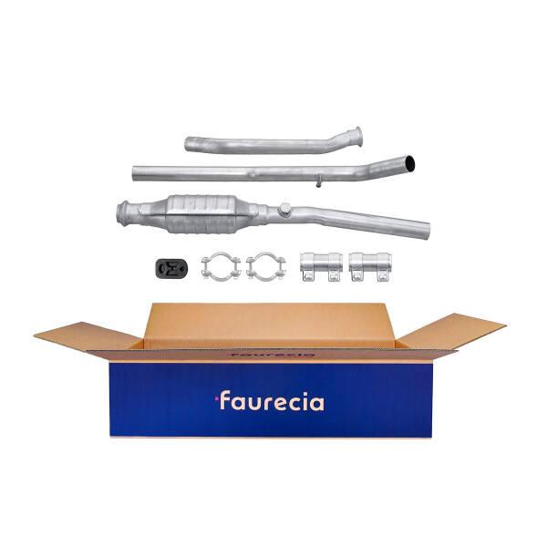 Catalytic Converter Euro 3 FAURECIA Kit Easy2Fit for e.g. PEUGEOT 206