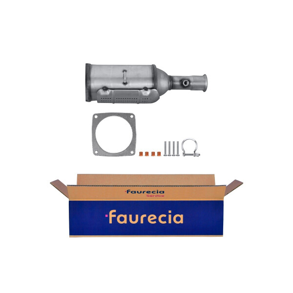 Soot/Particulate Filter Exhaust System Euro 4 FAURECIA Kit Easy2Fit for PEUGEOT